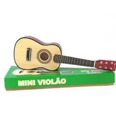 Mini Violão Infantil de Madeira