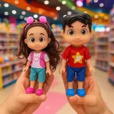 Bonecos Brinquedo Maria Clara e Jp 15 Cm Pronta Entrega