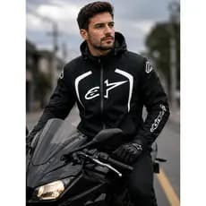 Blusa Corta vento Alpinestars jaqueta masculina e feminina repelente a água conforto proteçao para pilotos e motoqueiros