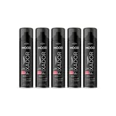 Kit 5 Fixador Mood Spray Hair Cabelo Extra Forte Jato Seco 400ml