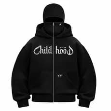 Moletom Balaclava Child Hood Streetwear inverno
