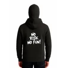 Moletom Balaclava Streetwear Estampa No Risk No Fun