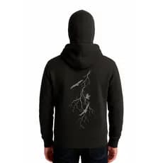 Moletom Balaclava Raio com pássaros street style 2026 Streetwear aesthetic