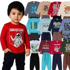 Conjunto Infantil Menino do Tamanho 1 a 10 Anos | Conjunto Menino Infantil Sortido | Roupa Meia Estação