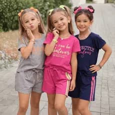 Conjunto Infantil Menina Infantil e Juvenil do 1 ao 14 anos | Conjunto Infantil para Menina Adolescente