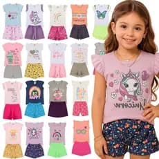 KIT Conjunto Infantil Menina Tamanho 1 ao 10 | Conjuntos Infantil | Conjuntos Infantis Menina
