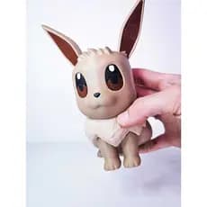 Eevee 3D – Pokémon Colecionável Fofo