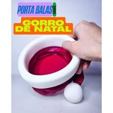 Gorro Porta-Doces Mágico do Papai Noel