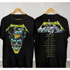 Camiseta Camisa Blusa Algodão Unissex Metallica Banda Lançamento 30.1