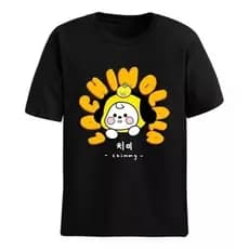 Camiseta Básica Unissex Lachimolala Jimin Chimmy Bangtan Y2k Toop! .. .