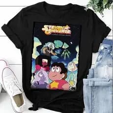 Camiseta Steven Universo Estrela top- Steven Universo Pérola Garnet Amethyst Ametista top