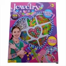 Kit Acessórios Para Fazer Pulseiras - brinquedo infantil menina - Miçangas para fazer pulseiras Infantil