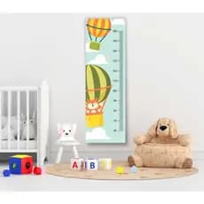 Régua de crescimento adesivo de parede brinquedo infantil menina menino
