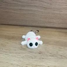 Chaveiro de Gato Articulado em 3D – Brinquedo Fofo e Criativo