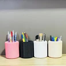 Organizador de Mesa Multifunção e Versátil - Porta Pincel, Canetas, Lápis, Porta Treco 3D Decorativo