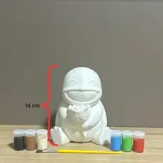 Kit de Pintura – Personagem Squirtle com Flor