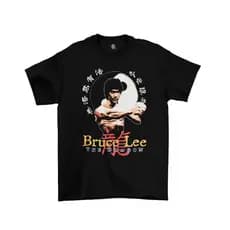 Camiseta Algodão Premium Filmes Bruce Lee The Dragon