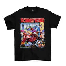 Camiseta Camisa Algodão Game Donkey Kong Country 3