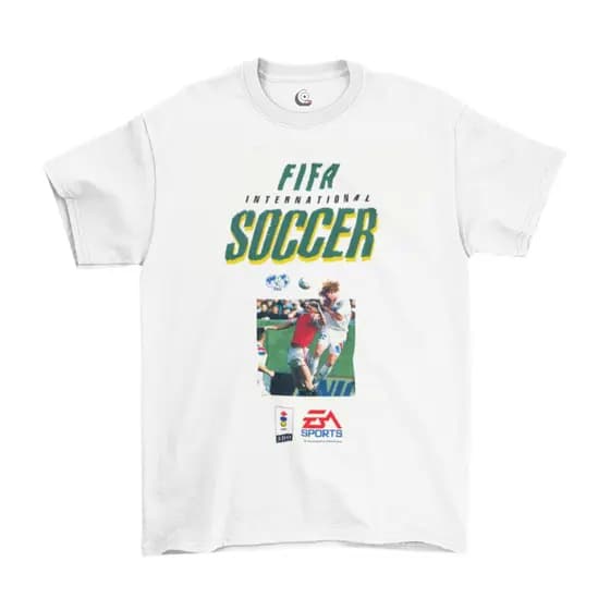 Camiseta Camisa Algodão Game FIFA Soccer (94 3DO)