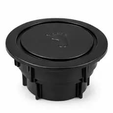 Ralo Click Redondo Inteligente 10x10 PRETO– Sem Cheiro, Anti Insetos, Abre e Fecha