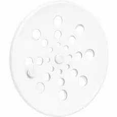 Ralo redondo abre e fecha 10x10 BRANCO tampa grelha ABS para banheiro
