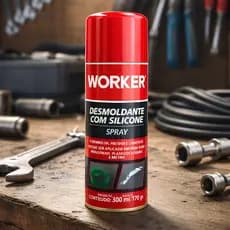 Desmoldante Spray Silicone Worker Alta Performance 300ml/200g