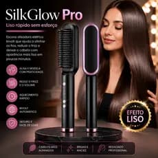Escova Alisadora Elétrica Bivolt Anti Frizz 5 Temperaturas Portátil