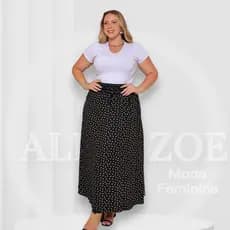 Saia Feminina Longa Plus Size Viscolinho com Bolso e Fenda Nas Laterais Forrada Cintura Alta Moda Evangélica