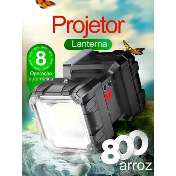 2PCS Lanterna Tática Recarregável Alta Potência 800m USB Power Bank Profissional W844
