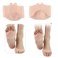 Par de Palmilha Ortopédica Gel Plantar Para Proteção dos Dedos Pés