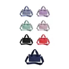Bolsa Crossbody Transversal Pequena Necessaire Tecido Impermeável Feminina e Masculina