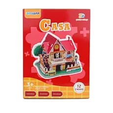 Quebra-cabeça 3D de Papel para Montar Um Jogo de Montagem Criativo e Educativo Infantil