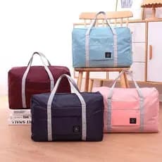 Bolsa de Viagem Dobrável Impermeável Mala de Mão Organizadora Academia