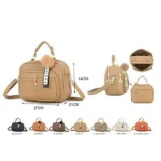 Bolsa Feminina Com Chaveiro Bolsa Feminina Transversal Media Espaçosa Baú Casual DEC6063