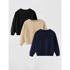 Moletom Careca Liso Masculino Caqui Claro – Conforto Máximo Casual Estilo Moderno