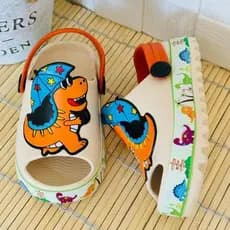 Babuche Infantil Papete Sandália Dino Menino Dinossauro