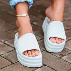 Nuvem Chinelo Feminino Plataforma Anabela Salto Muito Leve 100% em EVA