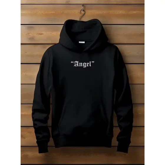 BLUSA DE FRIO MOLETOM CANGURU UNISSEX STREETWEAR ANGEL ASA FRENTE E VERSA