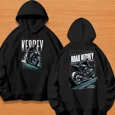 BLUSA DE FRIO MOLETOM CANGURU UNISSEX STREETWEAR ROAD KESDEY MOTO