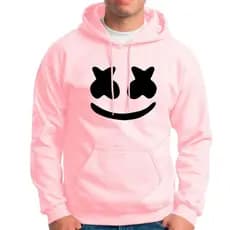 Moletom Do Marshmallow Masculino Canguru Com Capuz