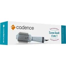 Escova Secadora Cadence 4 em 1 Seca Alisa Modela Volumiza Escova Secadora para Cabelo Profissional Bivolt