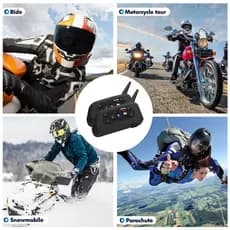 Intercomunicador Moto V6 Pro Xinowy Capacete Pronta Entrega