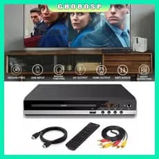DVD Player 1080P HD Home Box Para TV Todas As Áreas Leitor De CD-Disk Gratuito AV-Output EVD