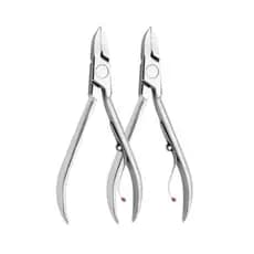Kit 2 Alicate de Unha Ferramenta Manicure Pedicure Cortador de Unhas Profissional
