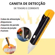 Caneta de tensão mede energia elétrica detector de eletrecidade sonoro