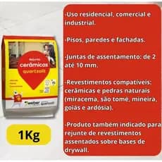 Rejunte Para Cerâmicas Flexível 1kg Cor  Quartzolit