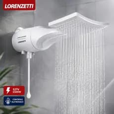 Chuveiro Loren Shower Eletrônico Lorenzetti 127V 5500W Controle Eletrônico de Temperatura