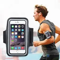 Braçadeira Esportiva Impermeável Porta Celular  Com Espaço Para Chaves - RE124