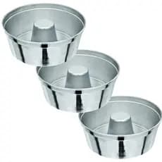 Kit 3 Formas N20 Bolo/Pudim Assadeira Redonda