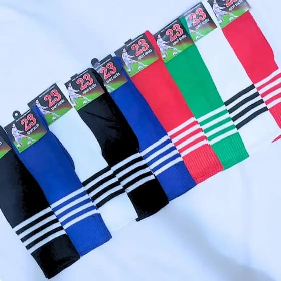 kit 03 Meião de Futebol Listrado Adulto 40 ao 46